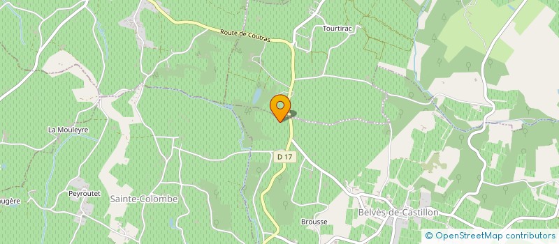 localisation de l'entreprise EARL ROQUECAVE à BELVES-DE-CASTILLON