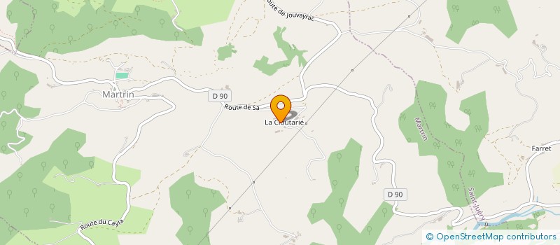 localisation de l'entreprise EARL ROQUES J.P.  MARTRIN