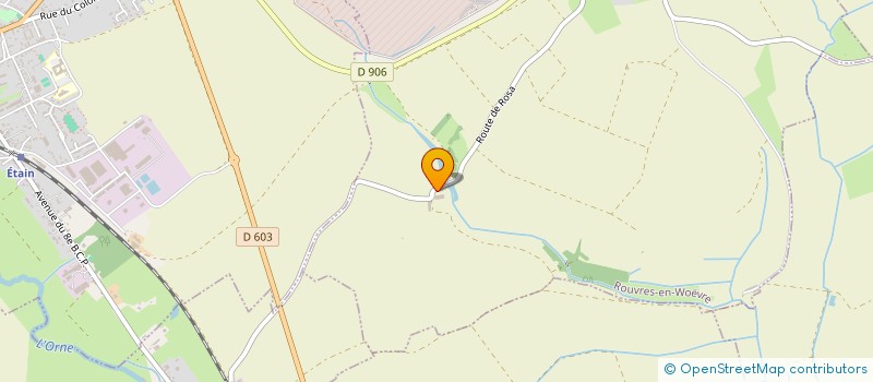 localisation de l'entreprise EARL ROSA à ROUVRES-EN-WOEVRE