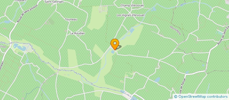 localisation de l'entreprise EARL ROSPARS à MONTAGNE