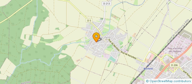 localisation de l'entreprise EARL ROTTMATT  SAND