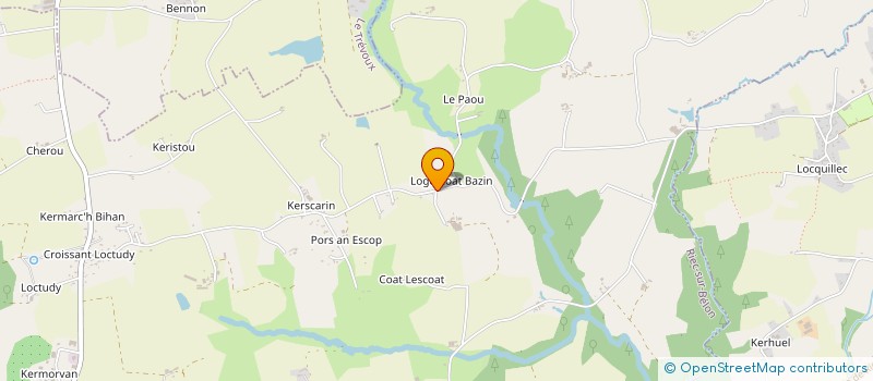 localisation de l'entreprise EARL ROUAT à RIEC-SUR-BELON