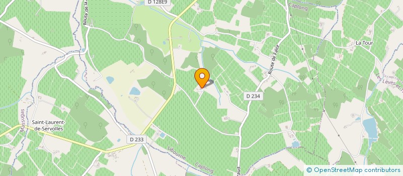 localisation de l'entreprise EARL ROUBEYRAC  CAPLONG