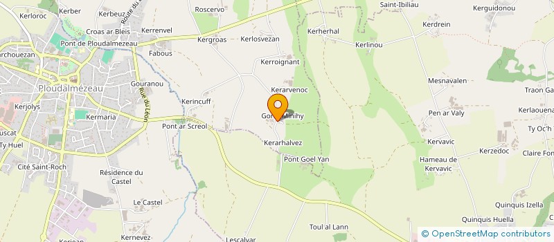 localisation de l'entreprise EARL ROUE JEAN-LUC à LAMPAUL-PLOUDALMEZEAU