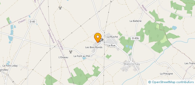 localisation de l'entreprise EARL ROUET CHRISTOPHE à MALICORNAY