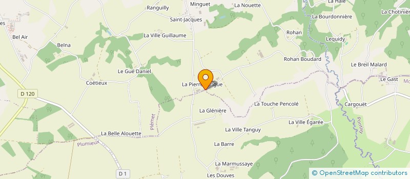 localisation de l'entreprise EARL ROUILLARD YANN à PLEMET