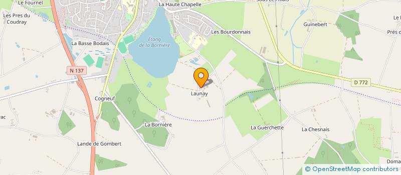 localisation de l'entreprise EARL ROUL-LETORT  BAIN-DE-BRETAGNE