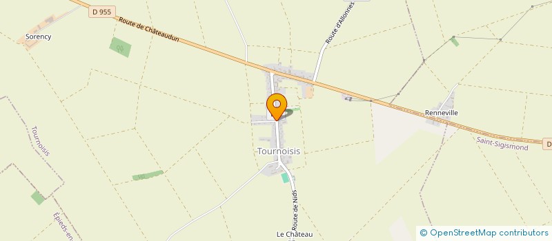 localisation de l'entreprise EARL ROULAND à VILLENEUVE-SUR-CONIE