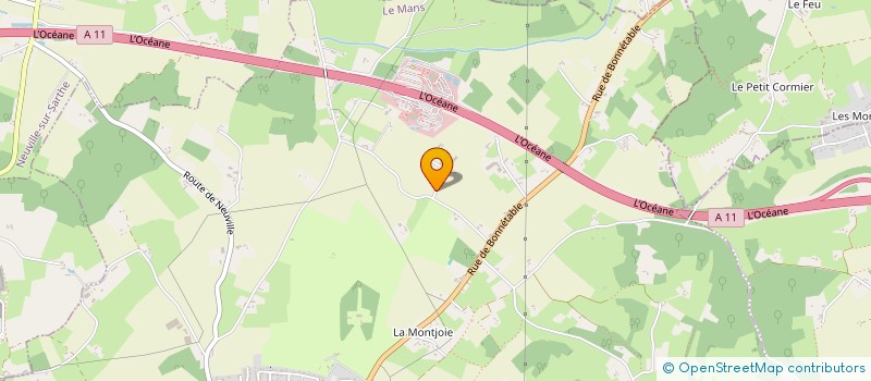 localisation de l'entreprise EARL ROULLIER  SARGE LES LE MANS