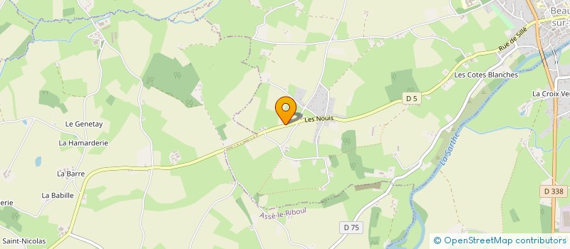 localisation de l'entreprise EARL ROUSSEAU  SEGRIE