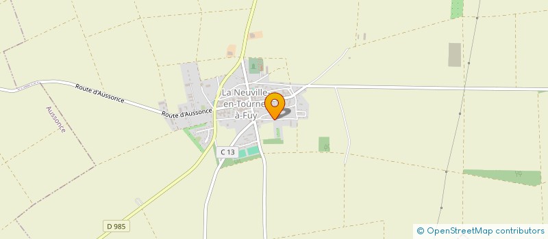 localisation de l'entreprise EARL ROUSSEAUX  LA NEUVILLE-EN-TOURNE-A-FUY