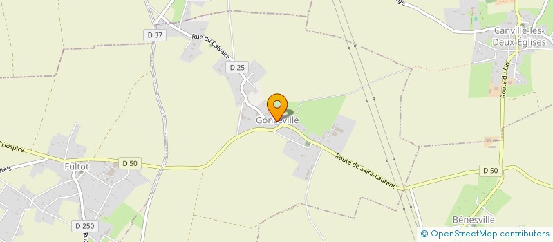 localisation de l'entreprise EARL ROUSSEL PIERRE-VINCENT  GONZEVILLE