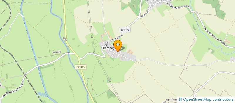 localisation de l'entreprise EARL ROUSSET à METZ-LE-COMTE