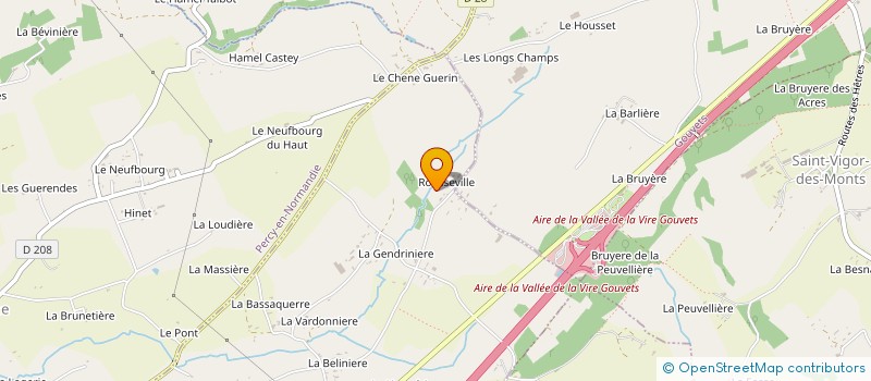 localisation de l'entreprise EARL ROUSSEVILLE à MARGUERAY
