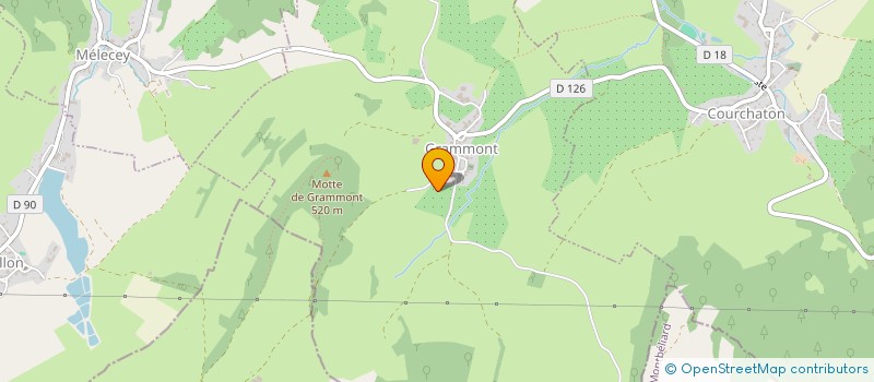 localisation de l'entreprise EARL ROUTHIER FREDERIC à GRAMMONT
