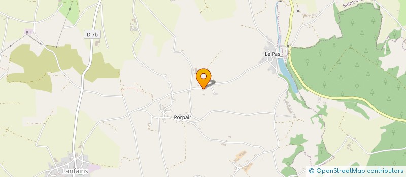 localisation de l'entreprise EARL ROUTIER  LANFAINS