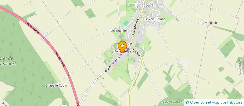 localisation de l'entreprise EARL ROUVILLAIN LUDOVIC  VIGNACOURT