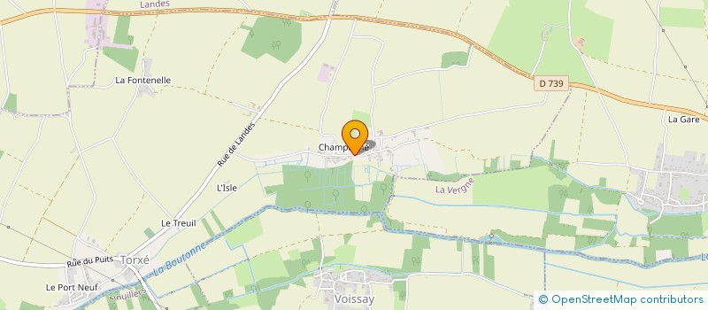 localisation de l'entreprise EARL ROUX  TORXE