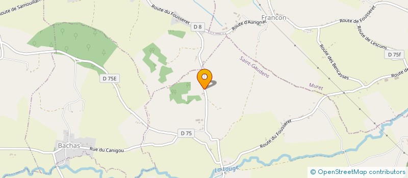 localisation de l'entreprise EARL ROUY  BOUSSAN