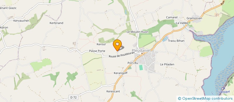 localisation de l'entreprise EARL ROUZES JEAN PIERRE  PLEUMEUR-GAUTIER