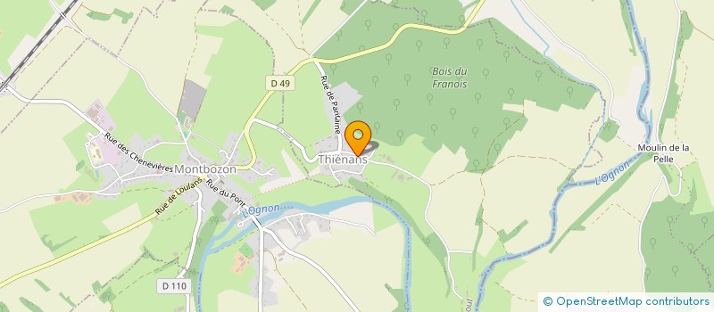 localisation de l'entreprise EARL ROY  THIENANS