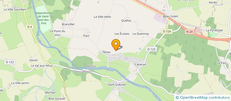 localisation de l'entreprise EARL RUE BRENAIS à LOYAT