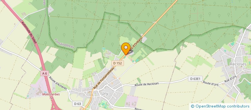 localisation de l'entreprise EARL RYAN'S FARM  URY