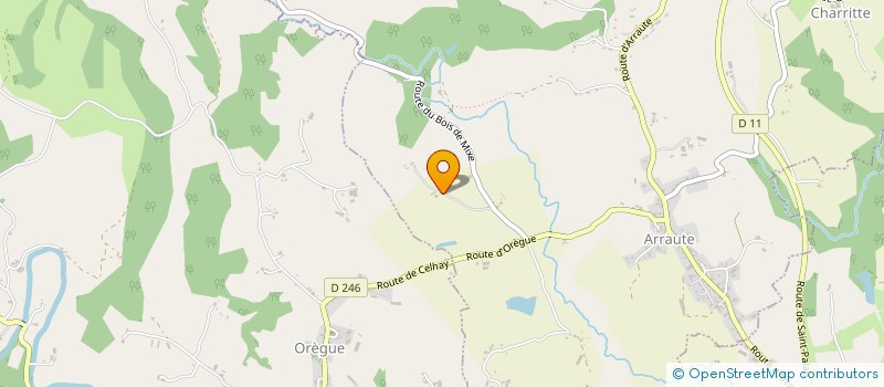 localisation de l'entreprise EARL SABAROTS  ARRAUTE-CHARRITTE