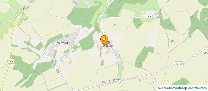 localisation de l'entreprise EARL SABLON  HUCHENNEVILLE