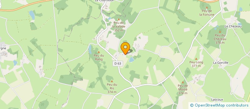 localisation de l'entreprise EARL SABOTIER PERE ET FILS à SAINT-AMAND-MAGNAZEIX