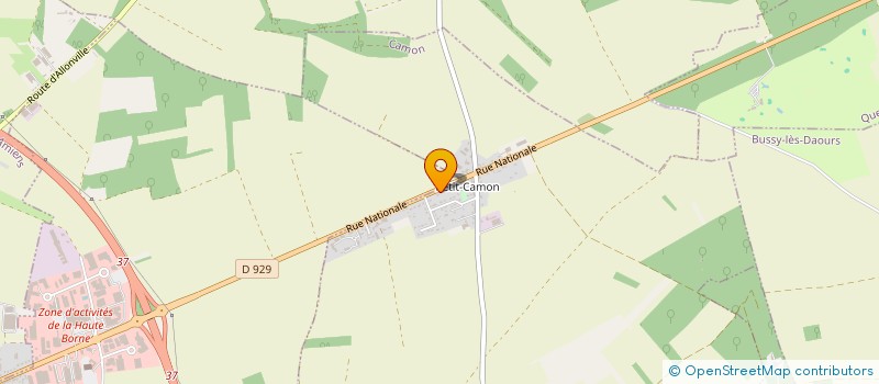 localisation de l'entreprise EARL SAELENS à CAMON