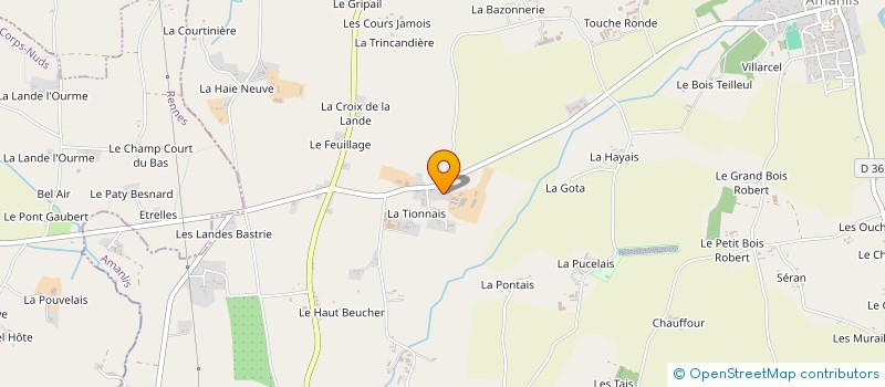 localisation de l'entreprise EARL SAFFRAY-GICQUEL à AMANLIS