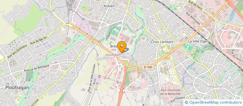localisation de l'entreprise EARL SAINT-BRIEUC EQUITATION à PLOUFRAGAN
