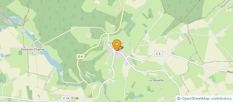 localisation de l'entreprise EARL SAINT DISNE  JOUE-EN-CHARNIE