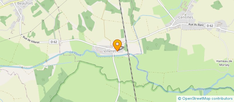 localisation de l'entreprise EARL SAINT FERREOL  VILLERET