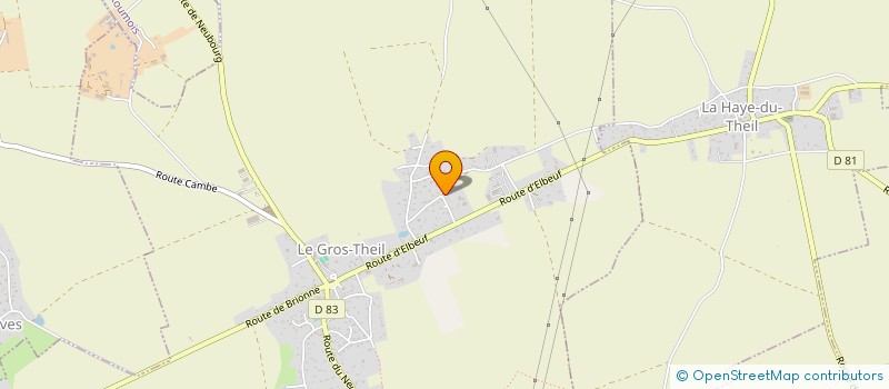 localisation de l'entreprise EARL SAINT-FRANCOIS  LE BOSC DU THEIL