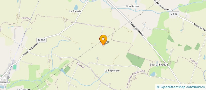 localisation de l'entreprise EARL SAINT GILLES  LA CHAPELLE-CRAONNAISE