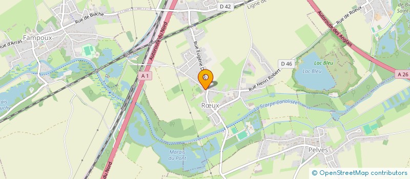 localisation de l'entreprise EARL SAINT HILAIRE  RUX