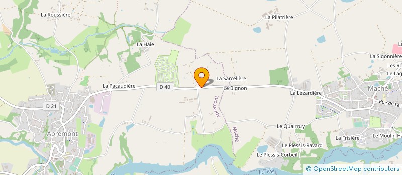 localisation de l'entreprise EARL SAINT-JOSEPH à APREMONT