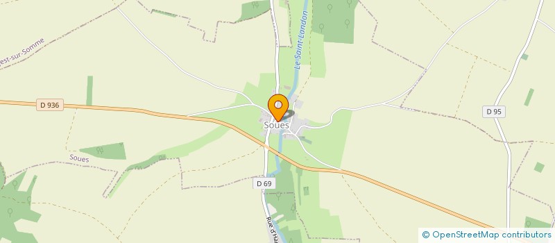 localisation de l'entreprise EARL SAINT LANDON  SOUES