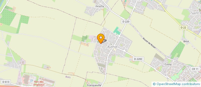 localisation de l'entreprise EARL SAINT-LOUET  AUTHIE