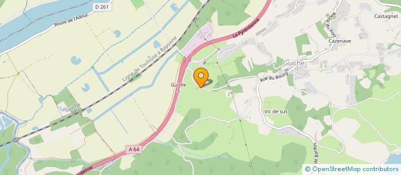 localisation de l'entreprise EARL SAINT MARTIN à GUICHE