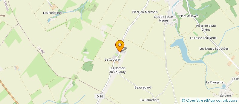 localisation de l'entreprise EARL SAINT MARTIN  LUZILLE