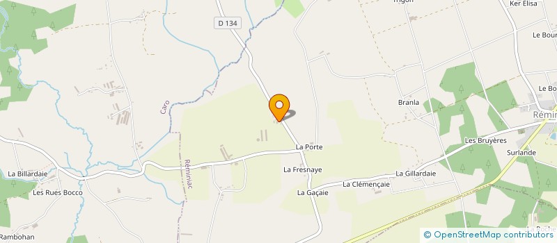localisation de l'entreprise EARL SAINT NICOLAS à REMINIAC