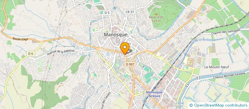 localisation de l'entreprise EARL SAINT PETRUS à MANOSQUE