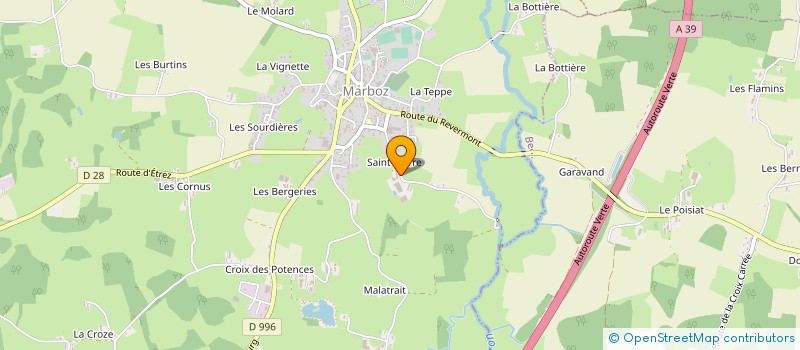 localisation de l'entreprise EARL SAINT PIERRE à MARBOZ