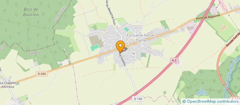 localisation de l'entreprise EARL SAINT PIERRE à FONTAINE-NOTRE-DAME