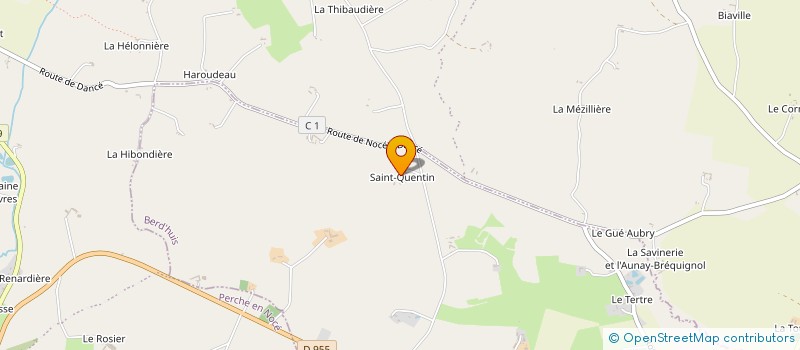 localisation de l'entreprise EARL SAINT QUENTIN à BERD'HUIS