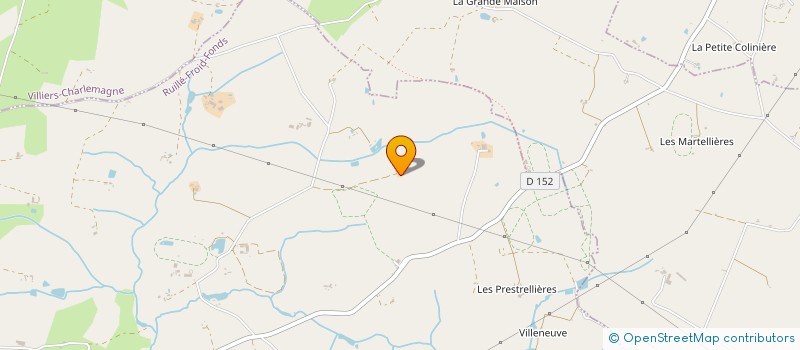 localisation de l'entreprise EARL SAINT ROCH  RUILLE-FROID-FONDS