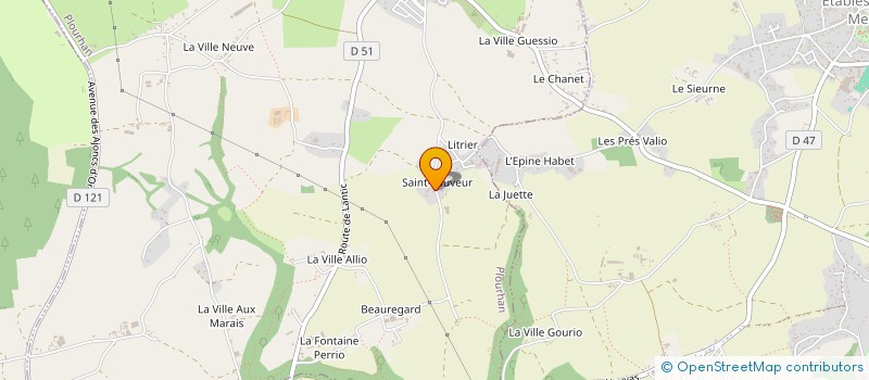 localisation de l'entreprise EARL SAINT SAUVEUR à PLOURHAN